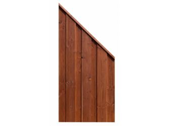 Sichtschutzzaun Douglasie mahagoni lasiert "Nienwohlde"