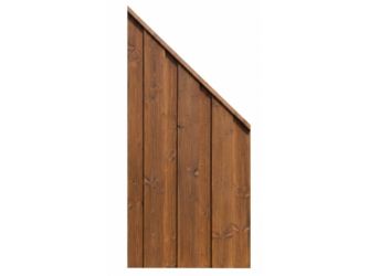 Sichtschutzzaun Douglasie walnuss lasiert "Nienwohlde"