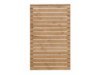 Sichtschutzzaun Douglasie cappuccino lasiert "Norderney"