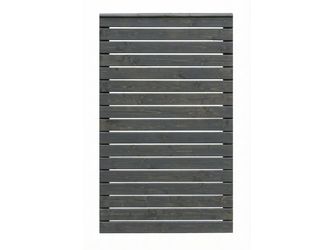 Sichtschutzzaun Douglasie graphitgrau lasiert "Norderney"