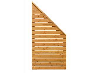 Sichtschutzzaun Douglasie kiefer lasiert "Norderney"