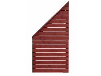 Sichtschutzzaun Douglasie schwedenrot lasiert "Norderney"