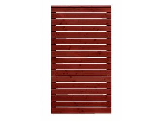 Sichtschutzzaun Douglasie schwedenrot lasiert "Norderney"