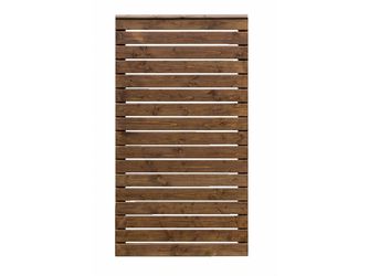 Sichtschutzzaun Douglasie walnuss lasiert "Norderney"