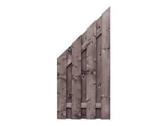 Sichtschutzzaun Fichte KDI grau "Nordheide"