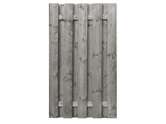 Sichtschutzzaun Fichte KDI KD grau "Nordheide"