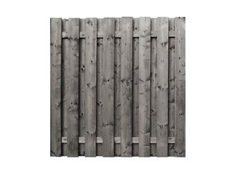 Sichtschutzzaun Fichte KDI KD grau "Nordheide"