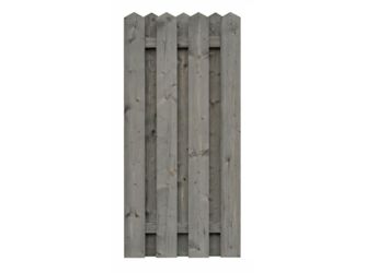 Sichtschutzzaun Fichte felsgrau lasiert "Puttgarden"