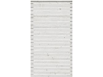 Sichtschutzzaun Douglasie Lasur cremeweiß lasiert "Rhombus"