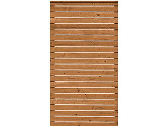 Sichtschutzzaun Douglasie Lasur cappuccino lasiert "Rhombus"