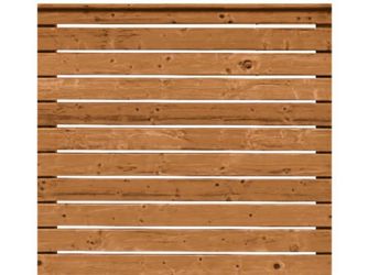 Sichtschutzzaun Douglasie Lasur cappuccino lasiert "Rhombus"