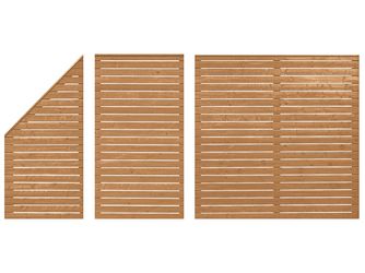 Sichtschutzzaun Douglasie Lasur kiefer lasiert "Rhombus"