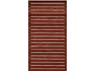 Sichtschutzzaun Douglasie Lasur mahagoni lasiert "Rhombus"