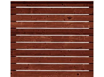 Sichtschutzzaun Douglasie Lasur mahagoni lasiert "Rhombus"