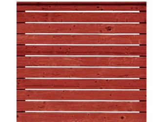 Sichtschutzzaun Douglasie Lasur schwedenrot lasiert "Rhombus"