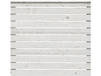 Sichtschutzzaun Douglasie cremeweiß lasiert "Rhombus"