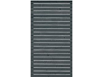 Sichtschutzzaun Douglasie graphitgrau lasiert "Rhombus"