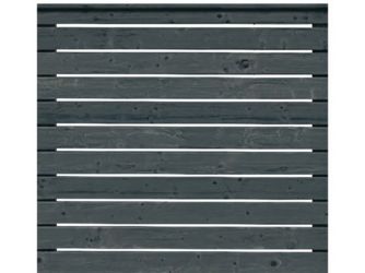 Sichtschutzzaun Douglasie graphitgrau lasiert "Rhombus"