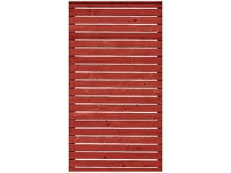 Sichtschutzzaun Douglasie schwedenrot lasiert "Rhombus"