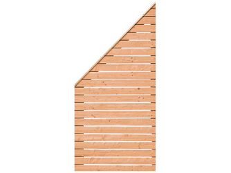 Sichtschutzzaun Douglasie Douglasie natur unbehandelt "Rhombus"