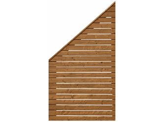 Sichtschutzzaun Fichte KDI KD braun "Rhombus"