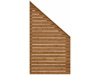 Sichtschutzzaun Fichte KDI KD braun "Rhombus"