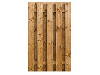 Sichtschutzzaun Fichte cappuccino lasiert "Stralsund"