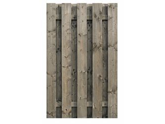 Sichtschutzzaun Fichte felsgrau lasiert "Stralsund"