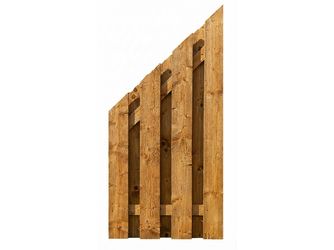 Sichtschutzzaun Fichte kiefer lasiert "Stralsund"