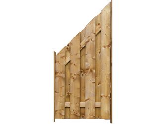Sichtschutzzaun Fichte KDI KD braun "Stralsund"
