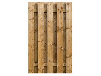 Sichtschutzzaun Fichte KDI KD braun "Stralsund"