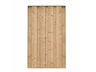 Sichtschutzzaun Fichte cappuccino lasiert "Usedom"