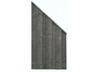 Sichtschutzzaun Fichte graphitgrau lasiert "Usedom"