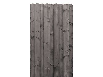 Sichtschutzzaun Fichte KDI KD grau "Wendland"