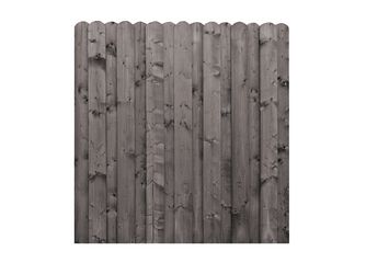 Sichtschutzzaun Fichte KDI KD grau "Wendland"