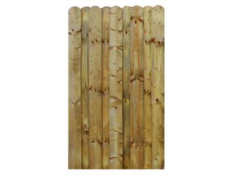 Sichtschutzzaun Fichte KDI KD braun "Wendland"