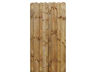 Sichtschutzzaun Fichte KDI KD braun "Wendland"