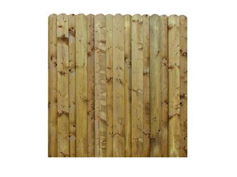 Sichtschutzzaun Fichte KDI KD braun "Wendland"