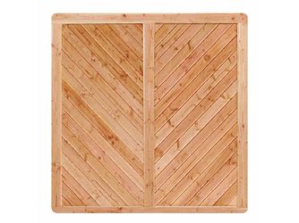 Sichtschutzzaun Douglasie Douglasie natur unbehandelt "Wilsede"