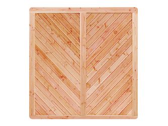 Sichtschutzzaun Douglasie natur unbehandelt "Wilsede"