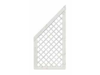 Sichtschutzzaun Douglasie cremeweiß lasiert "Wilsede"