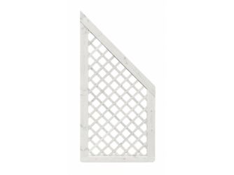 Sichtschutzzaun Douglasie cremeweiß lasiert "Wilsede"