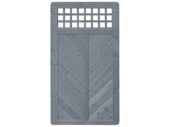 Sichtschutzzaun Douglasie felsgrau lasiert "Wilsede"