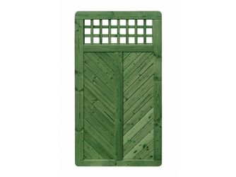 Sichtschutzzaun Douglasie tannengrün lasiert "Wilsede"