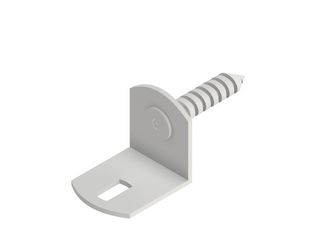 Elementhalter Holzpfosten Edelstahl (4er Pack)