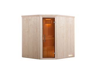 Elementsauna KIRUNA 2 GT inkl. 4, 5 kW BioS-Ofenset (230 V)