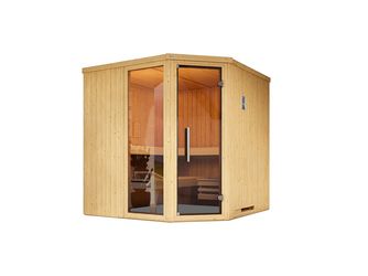 Elementsauna VARBERG 3 GTF inkl. 7, 5 kW OS-Ofenset
