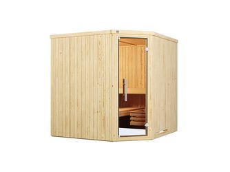 Elementsauna VARBERG 3 GT inkl. 7, 5 kW OS-Ofenset