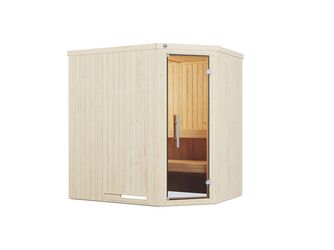 Elementsauna Varberg 1 GT Trend Kompakt 5, 4 weiß