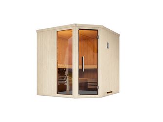 Elementsauna Varberg 3 GTF Trend inkl. 7, 5 kW BioS-Ofenset